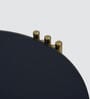 Casper Black & Gold Glass Top Nesting Coffee Table (Set Of 3)