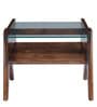 Casper Bed Side Table In Brown Finish