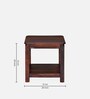 Casper Solid Wood Bedside Table In Country Light Finish