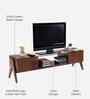 Casper Tv Units & Media Units In Brown Finish