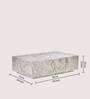 Caspian Coffee Table In White Colour