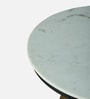Cassady Coffee Table In Golden Finish with Marble Top