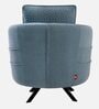 Cassandra Fabric 1 Seater Sofa In Blue Color