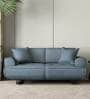 By Durian Cassandra Fabric 2 Seater Sofa with Flip Back Mechanism In Blue Colour