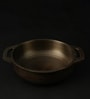 Cast Iron Kadai Pre-Seasoned with Flat Handles Medium Size: 25.4 cm (10 inch), 2.5L, 2.7kg