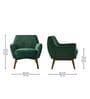 Castello Arm Chair In Forest Green Colour