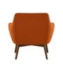Castello Arm Chair In Rust Orange Colour