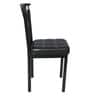 Castello Dining Chair in Black Leatherette