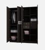 Castle 4 Door Wardrobe in Dark Wenge Colour