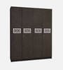 Castle 4 Door Wardrobe in Dark Wenge Colour