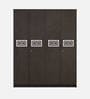 Castle 4 Door Wardrobe in Dark Wenge Colour