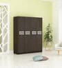 Castle 4 Door Wardrobe in Dark Wenge Colour