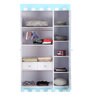 Castle 3 Door Kids Wardrobe in Highgloss White & Blue Colour