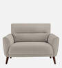 Castro Fabric 1 Seater Sofa In Lit Grey Color