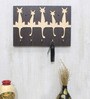 Cat Engineered Wood Key Holder
