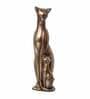 Cat Family Polyresin & Bronze Animal Figurine