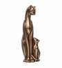 Cat Family Polyresin & Bronze Animal Figurine