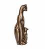 Cat Family Polyresin & Bronze Animal Figurine