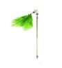 Feathered Green Nylon Cat Thread Feather Toy
