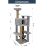 Cat Tree In Grey Colour
