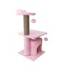Leveled Pink MDF & Rope Cat Tree