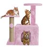 Fun Time Pink Fabric & MDF Cat Tree