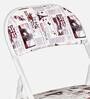 Catania Metal Folding Chair in White Colour