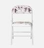 Catania Metal Folding Chair in White Colour