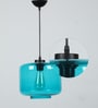Kilda Cauca Blue Glass Hanging Light
