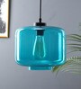 Kilda Cauca Blue Glass Hanging Light