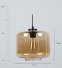 Pisa Cauca Gold Glass Hanging Light