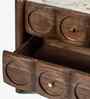 Cavallo Bedside Table In Acacia Wood Finish