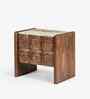 Cavallo Bedside Table In Acacia Wood Finish