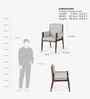 Cavallo Dining Chair In Natural Getrud Finish