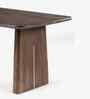 Cavallo 6 Seater Dining Table In American Walnut Wood Finish