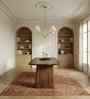 Cavallo 6 Seater Dining Table In American Walnut Wood Finish