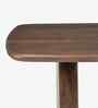 Cavallo 6 Seater Dining Table In American Walnut Wood Finish