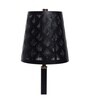 Cavelle Geometric Cut-Out Metal Table Lamp Black & Gold