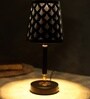 Cavelle Geometric Cut-Out Metal Table Lamp Black & Gold