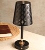 Cavelle Geometric Cut-Out Metal Table Lamp Black & Gold