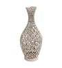 Cavendish Ornate Metal Floor Vase In Silver