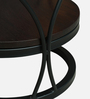 Cavos Metal End Table In Black Colour