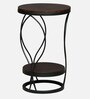 Cavos Metal End Table In Black Colour