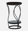 Cavos Metal End Table In Black Colour