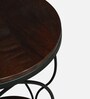 Cavos Metal End Table In Black Colour