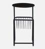 Cavos Metal End Table In Black Finish With Magazine Stand