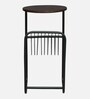 Cavos Metal End Table In Black Finish With Magazine Stand