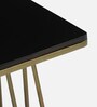 Cavos Metal End Table In Gold Colour