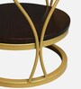 Cavos Metal End Table In Gold Colour
