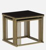 Cavos Metal Nest Of Tables In Gold Colour